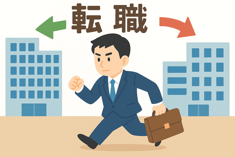 転職するサラリーマン