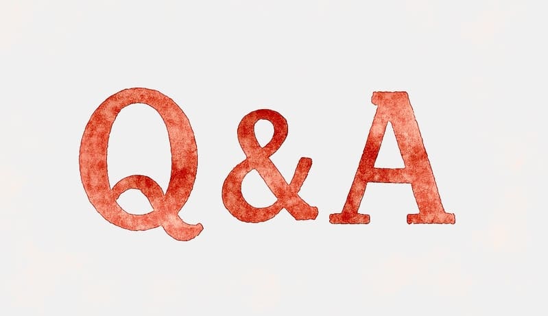 Q&Aの文字