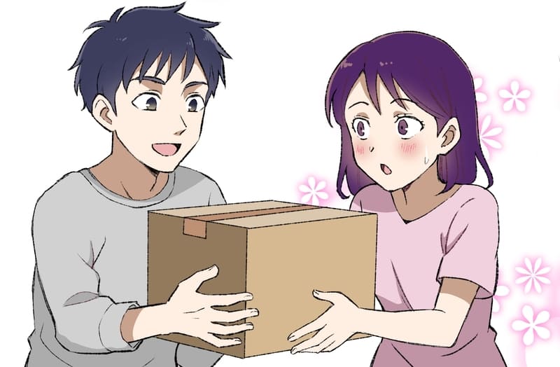 男性に荷物を持ってもらいトキメク女性
